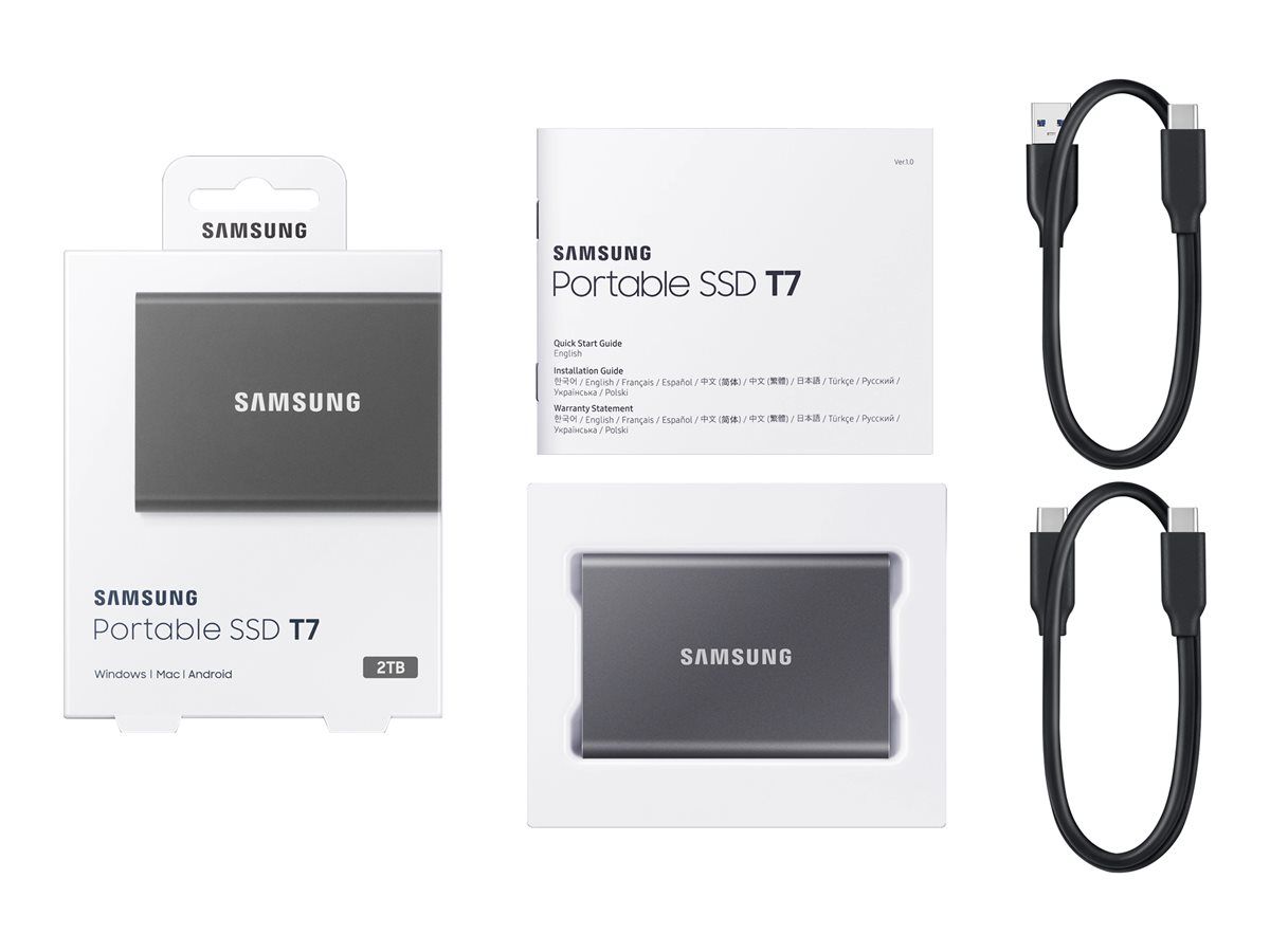 Samsung SSDex USB 3.2 Gen.2  Portable T7 Grey 2TB_7