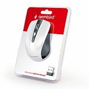 MOUSE GEMBIRD, PC sau NB, wireless, 2.4GHz, optic, 1600 dpi, butoane/scroll 4/1, , negru / gri, 