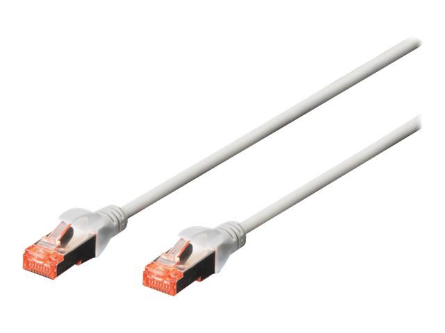 DIGITUS CAT 6 S-FTP patch cable Cu LSZH AWG 27/7 length 1 m 10 pieces color grey_1