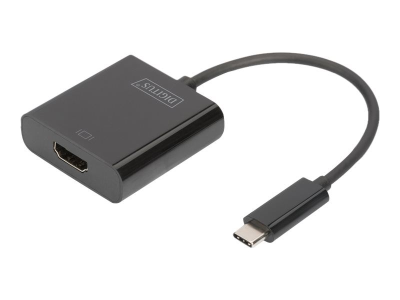 DIGITUS USB Type-C to HDMI Adapter 4K/30Hz cable length: 19.5cm black_1