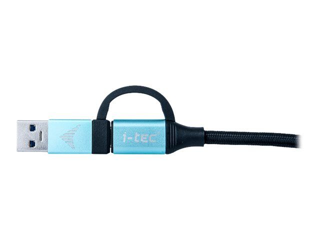 ITEC C31USBCACBL i-tec USB-C to USB-C cablu integrat cu adaptor USB 3.0 Video Power Delivery 1m_1
