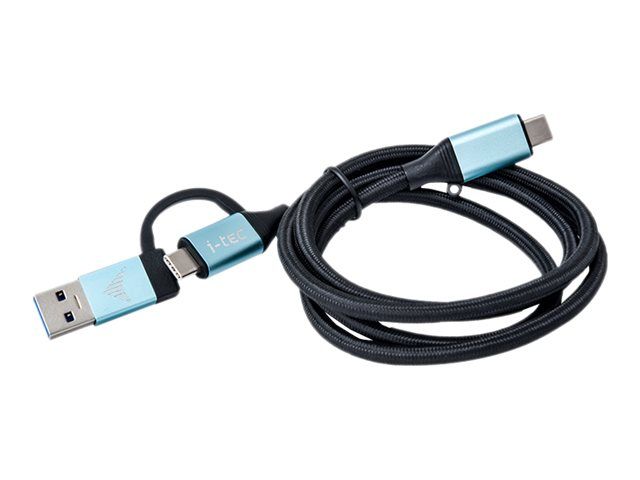 ITEC C31USBCACBL i-tec USB-C to USB-C cablu integrat cu adaptor USB 3.0 Video Power Delivery 1m_2
