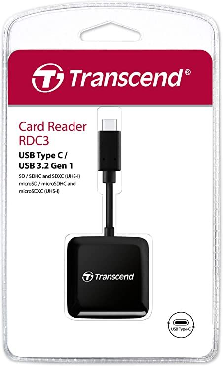 TRANSCEND RDC3 Cardreader SD/microSD USB-C 3.2 gen1 Black_3