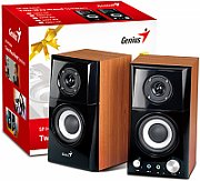 BOXE GENIUS 2.0, RMS: 14W (2 x 7W), black&amp;cherry wood, 