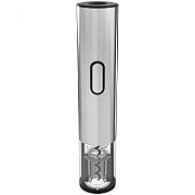 Prestigio Garda, smart wine opener, simple operation with 2 buttons, aerator, vacuum stopper preserver, foil cutter, opens up to 50 bottles wihout recharging, premium design, 500mAh battery, Dimensions D 17mm* H 290mm* W100 mm, silver color._2