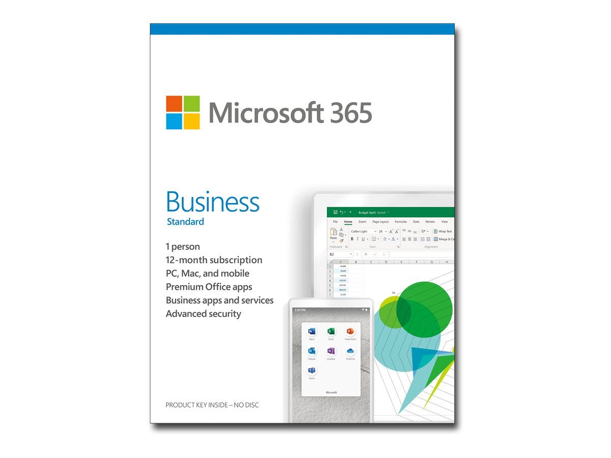Microsoft 365 Business Std. [UK] 1Y Subscr.P6 for Windows 10 / MacOS only_2