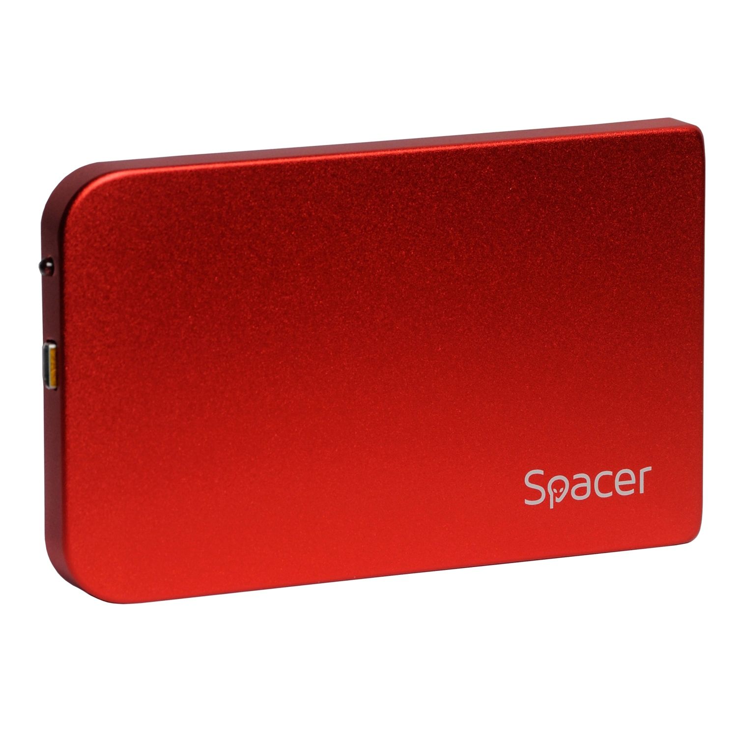 RACK extern SPACER, pt HDD/SSD, 2.5 inch, S-ATA, interfata PC USB 3.0, aluminiu, rosu, 
