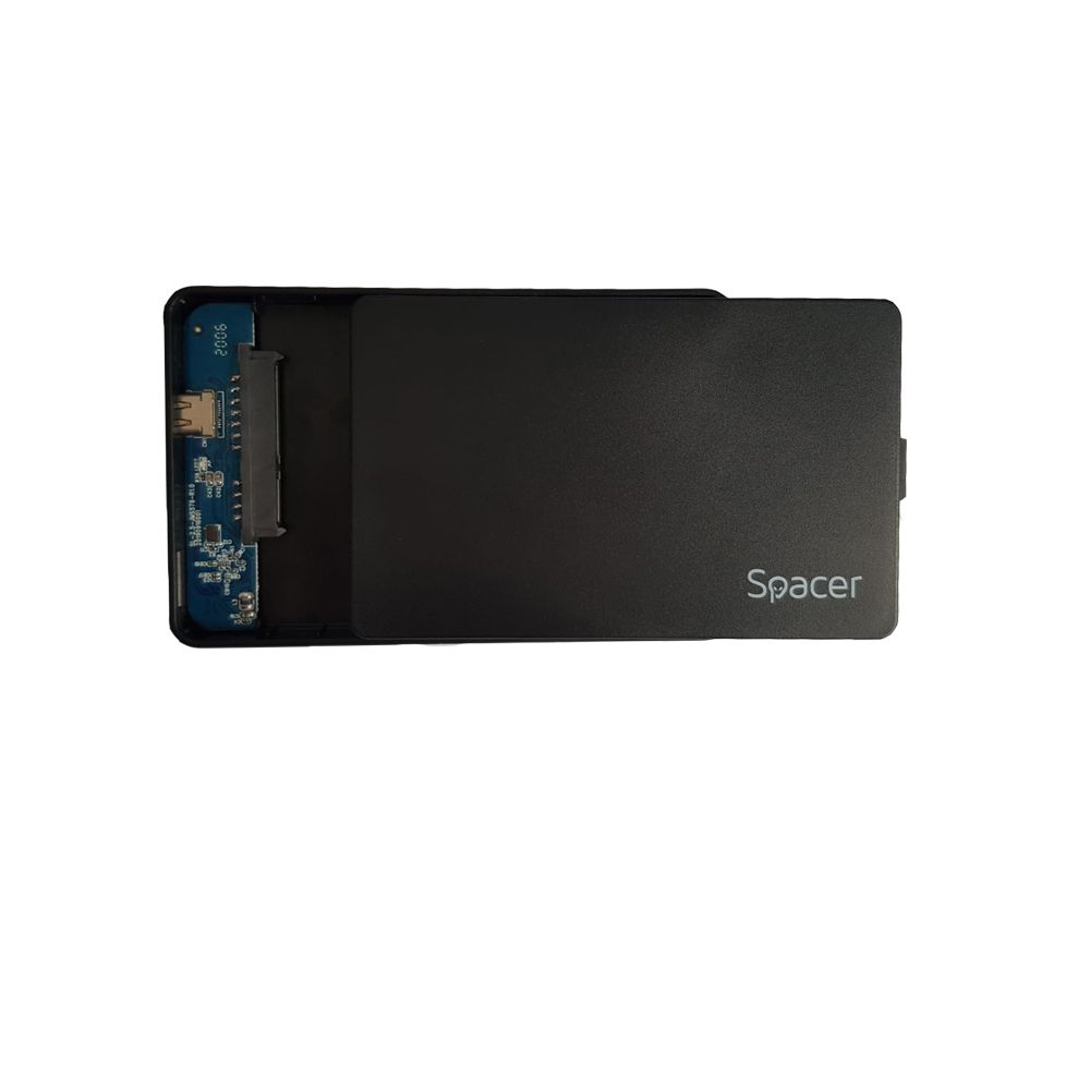 RACK extern SPACER, pt HDD/SSD, 2.5 inch, S-ATA, interfata PC USB 3.1 Type C, plastic, negru, 