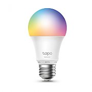 BEC LED wireless TP-LINK, 800lm, 8.7W, E27, intensitate reglabila, control prin smartph.cu apl.Kasa, ajustare automata a luminii in fct. de momentul zilei, lumineaza in diferite culori 