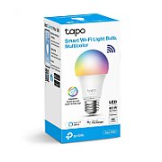 BEC LED wireless TP-LINK, 800lm, 8.7W, E27, intensitate reglabila, control prin smartph.cu apl.Kasa, ajustare automata a luminii in fct. de momentul zilei, lumineaza in diferite culori 