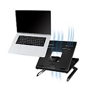 SUPORT de birou LOGILINK pt. notebook, 9 pozitii, holder pt. smartphone, suporta dimensiuni 10-15.6