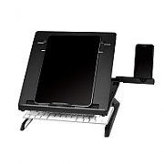 SUPORT de birou LOGILINK pt. notebook, 9 pozitii, holder pt. smartphone, suporta dimensiuni 10-15.6