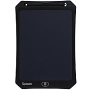 TABLETA LED SPACER pentru scris si desenat, interactiva, e-learning, 10 display, black, baterie CR2025 