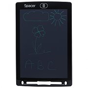 TABLETA LED SPACER pentru scris si desenat, interactiva, e-learning, 8.5 display, black, baterie CR1220 