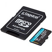 KINGSTON 512GB microSDXC Canvas Go Plus 170R A2 U3 V30 Card + ADP