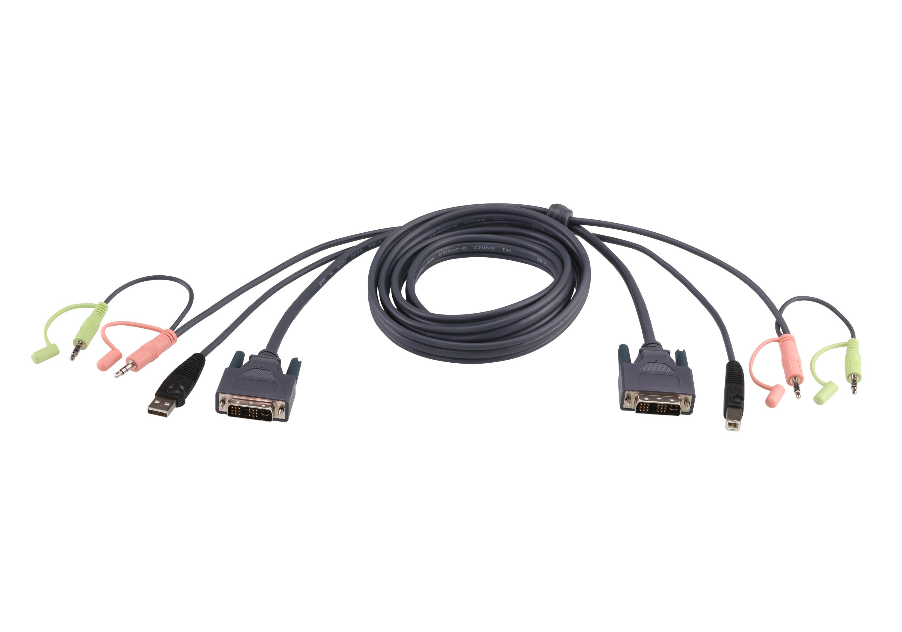 I/O ACC CABLE USB DVI KVM 5M/2L-7D05U ATEN_1