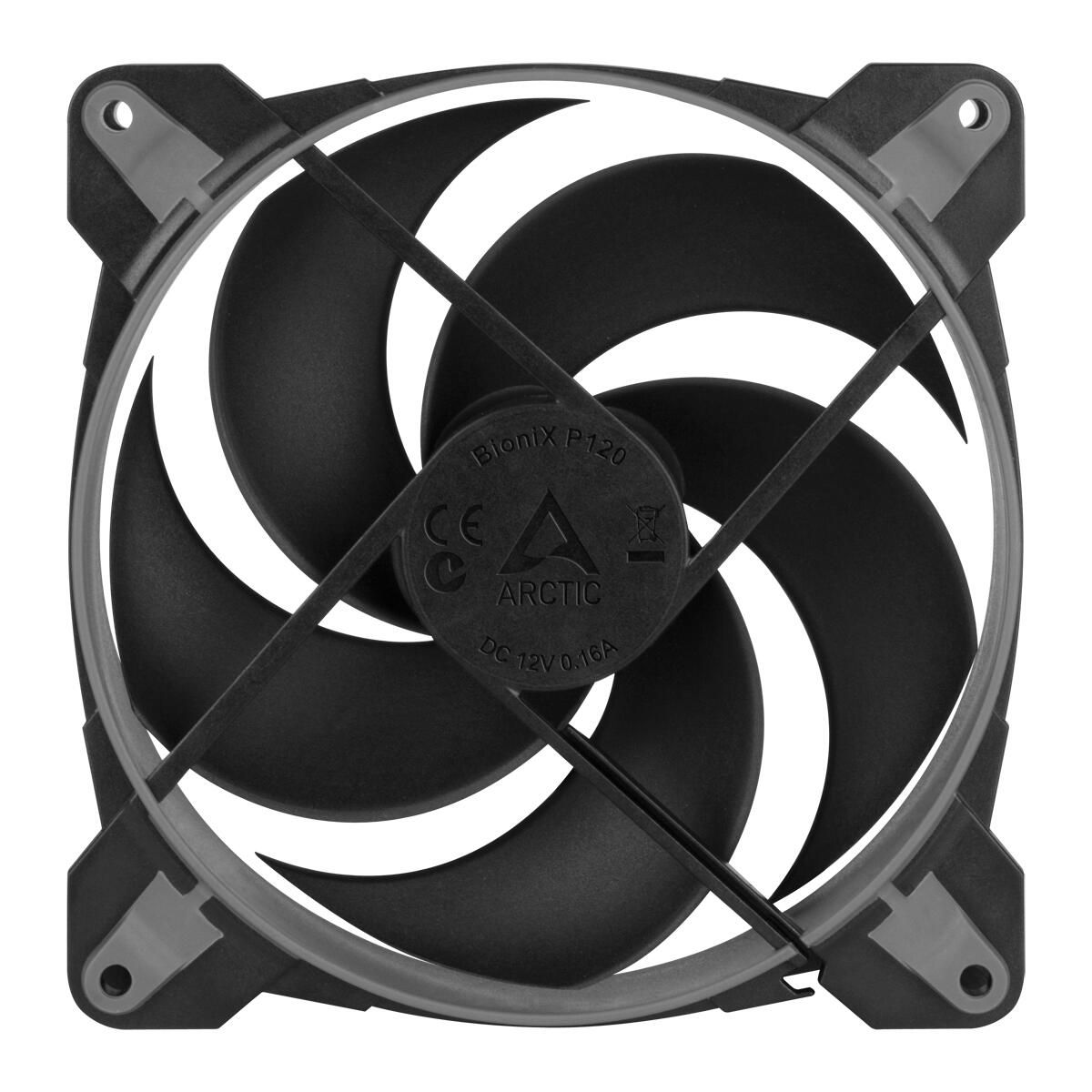 ARCTIC BioniX P120 (Grey) – Pressure-optimised 120 mm Gaming Fan with PWM PST_3