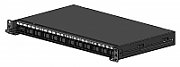 Nexans | N439.4SNB | Patch Panel | Neechipat | Sliding | FO | 24 porturi | Snap-in | LANmark | Negru_1