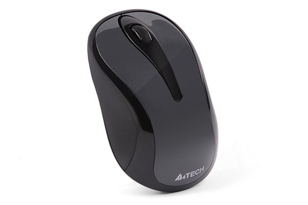 MOUSE A4tech, PC sau NB, wireless, 2.4GHz, optic, 1000 dpi, butoane/scroll 3/1, , gri, 