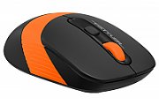 MOUSE A4tech, gaming, wireless, 2.4GHz, optic, 2000 dpi, butoane/scroll 4/1, buton selectare viteza, negru / portocaliu, 