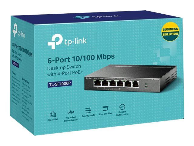 Switch TP-Link TL-SF1006P, 6 port, 10/100 Mbps_1