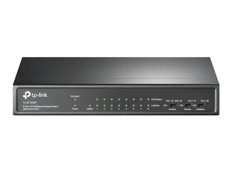 Switch TP-Link TL-SF1009P, 9 port, 10/100 Mbps_3