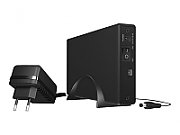 ICYBOX IB-377-C31 IcyBox External 3,5 HDD/SSD Case SATA III, USB 3.1 Type-C, Black