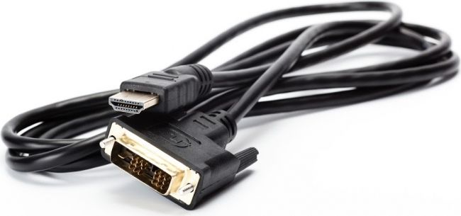 CABLU video SPACER, adaptor HDMI (T) la DVI-D SL (T), 1.8m, negru, 