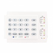 Tastatura Led Paradox, K10, 10 zone si 2 partitii, 10 leduri, tasta TBL, suporta 3 panici de la tastatura(panica, incendiu, medical), cablare 4 fire, usita de protectie pentru taste