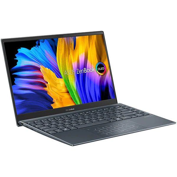 Laptop Ultrabook ASUS 13.3'' ZenBook 13 OLED UM325UA, FHD, Procesor AMD Ryzen™ 5 5500U (8M Cache, up to 4.0 GHz), 8GB DDR4X, 512GB SSD, Radeon, Win 10 Home, Pine Grey_4