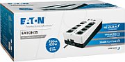 UPS Eaton 3S700D, 700 VA, 420 W, off-line, 8x Schuko, 12 V / 7 Ah Sealed, lead-acid, Tower, Negru/alb