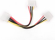 CABLU alimentare GEMBIRD, adaptor Molex la PCI-E, 2 x Molex la 1 x 6 pin PCI-E, 