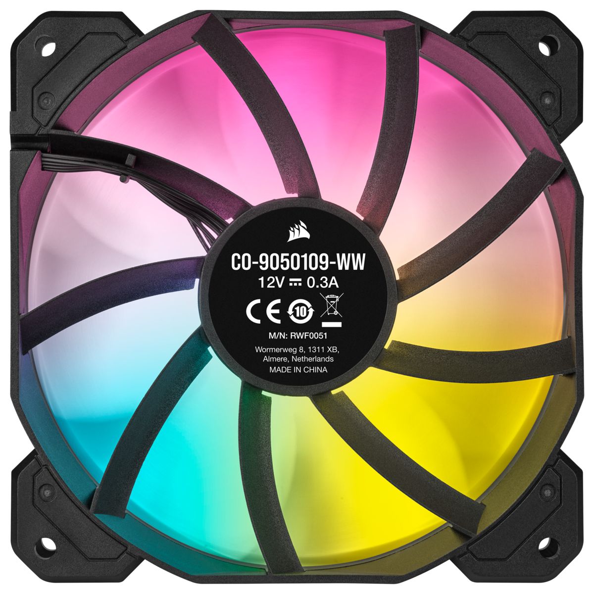 SP120 RGB ELITE Performance 120mm PWM Triple Fan Kit with iCUE Lighting Node CORE_5