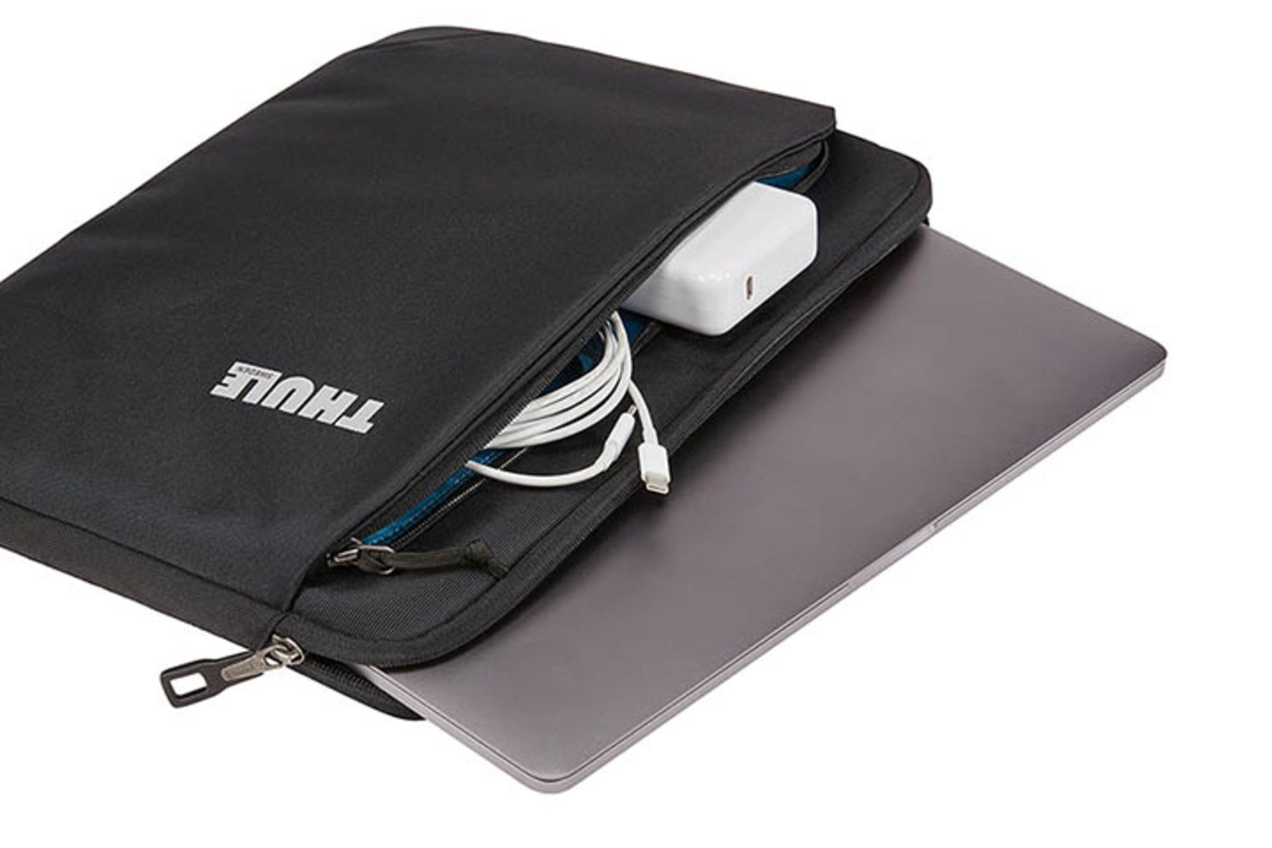 HUSA THULE  notebook 15 inch, 1 compartiment, buzunar frontal, nylon, negru, 