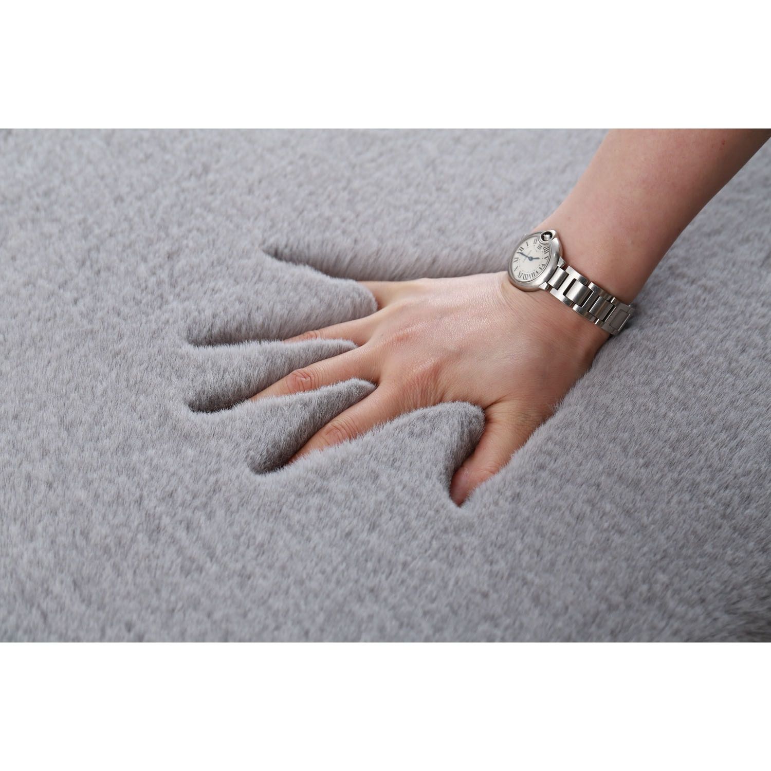 Covor shaggy soft blanita, Heinner Home, 70x140 cm, Crem
