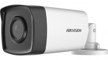 Camera supraveghere Hikvision Turbo HD DS-2CE17D0T-IT3FS(2.8mm), 2MP, microfon audio incorporat, senzor: 2 MP CMOS, rezolutie: 1920 × 1080@ 25fps, iluminare: 0.01 Lux @ (F1.2, AGC ON), 0 Lux cu IR, lentila fixa: 2.8mm, unghi vizualizare: horizontal FOV: 106.4°, vertical FOV: 57.9°, diagonal FOV_2