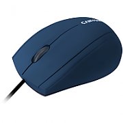 Wired Optical Mouse with 3 keys, DPI 1000  With 1.5M USB cable,Blue,size72*108*40mm  weight:0.077kg