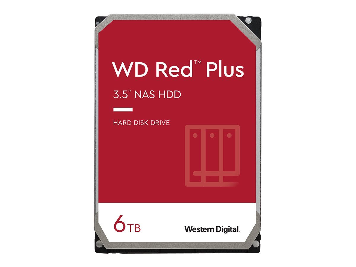 HDD NAS WD Red Plus (3.5'', 6TB, 128MB, 5400 RPM, SATA 6 Gb/s)_1