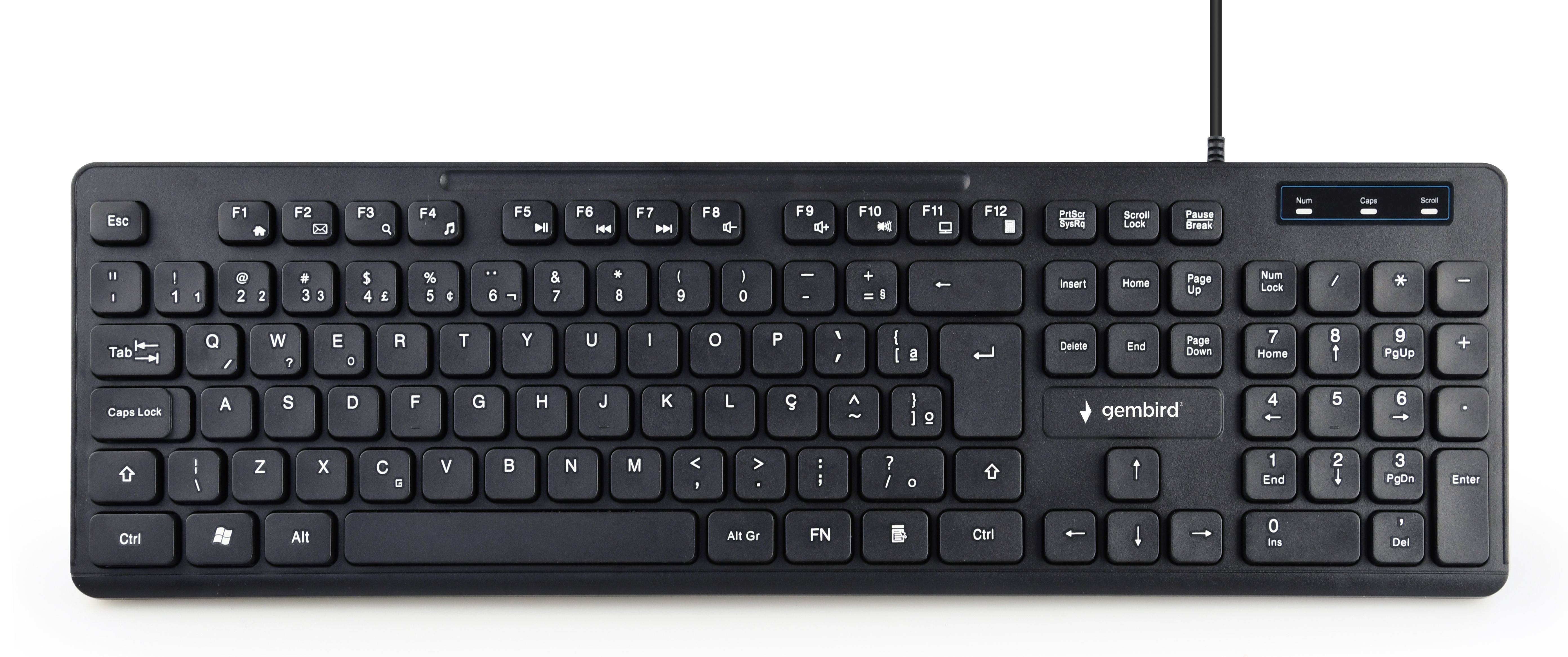 GEMBIRD KB-MCH-04 Multimedia keyboard black_1