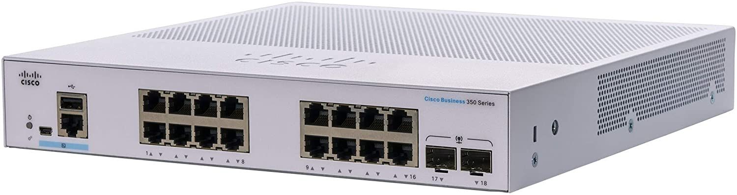 Cisco CBS350-16T-E-2G-EU network switch Managed L2/L3 Gigabit Ethernet (10/100/1000) Silver_3