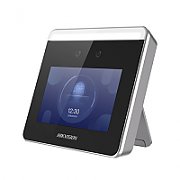 Terminal access control cu face recognition Hikvision DS-K1T331, alerta de purtare a mastilor de protectie pe fata, capacitate pana la maxim 1000 de imagini faciale, 1500 carduri( cu conectare a unui cititor de card extern), 150000 evenimente,  configurare via web client, TCP/IP, suporta ISUP5.0_3