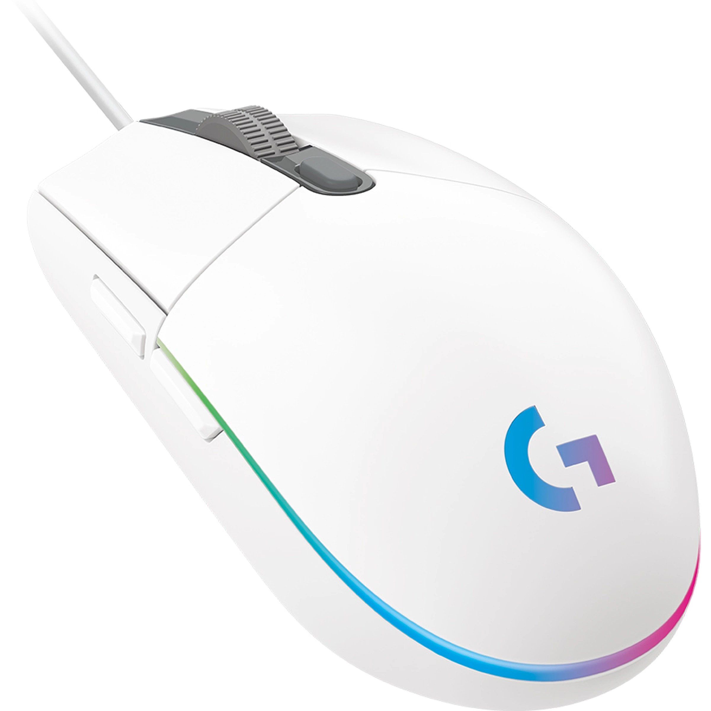LOGITECH G203 LIGHTSYNC Gaming Mouse White_2