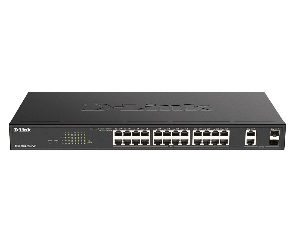 Switch D-Link DGS-1100-26, 24 port, 10/100/1000 Mbps_1