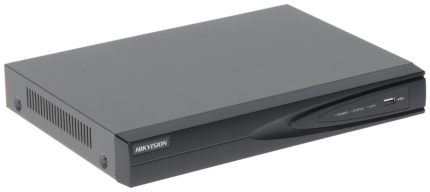 NVR Hikvision 4 canale POE DS-7604NI-K1/4P(C), 4K ultra HD, Incoming/Outgoing  bandwidth 40/80 Mbps, rezolutie inregistrare: 8 MP/6 MP/5 MP/4 MP/3 MP/1080p/UXGA/720p/VGA/4CIF/DCIF/ 2CIF/CIF/QCIF, decoding: 1-ch @ 8 MP, compresie: H.265/H.265+/H.264/H.264+/MPEG4, iesire HDMI 4K (3840 × 2160)/30Hz