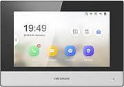 Monitor videointerfon WIFI 7inch color Hikvision DS-KH6320-WTE2 conectare pe 2 fire, ecran LCD 7 color cu touch screeen, rezolutie ecran 1024 x 600 design modern conectivitate: Wi-Fi 802.11b/g/n  TCP/IP, SIP, RTSP RS-485,  comunicare audio video bidirectionala memorare poze si mesaje pe card