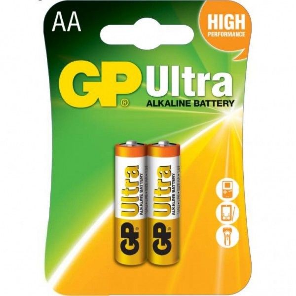Baterie GP Batteries, Super Alcalina AA (LR6) 1.5V alcalina, blister 2 buc. 