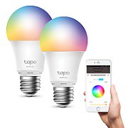 TP-Link Tapo L530E 2 PACK Smart bulb Multicolor Wi-Fi, E27, Wi-Fi Protocol IEEE 802.11b/g/n, Wi-Fi Frequency: 2.4 GHz Wi-Fi, 806 lumeni, 8.7 W, 2,500 K~ 6,500 K, Switching Circles 15,000._1