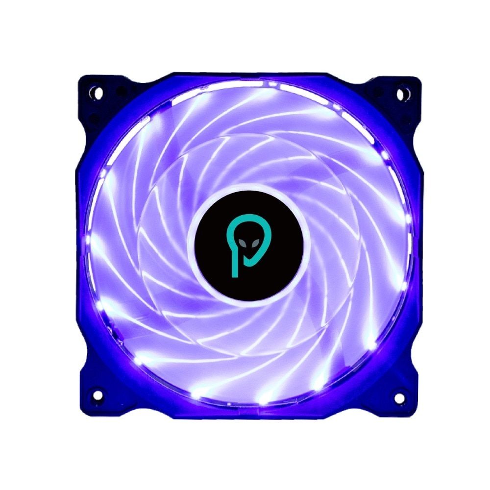 Ventilator Spacer SPFC-120-3P-BL ,120 x 120 x 25 mm ,1400 RPM ,Negru + albastru ,LED albastru