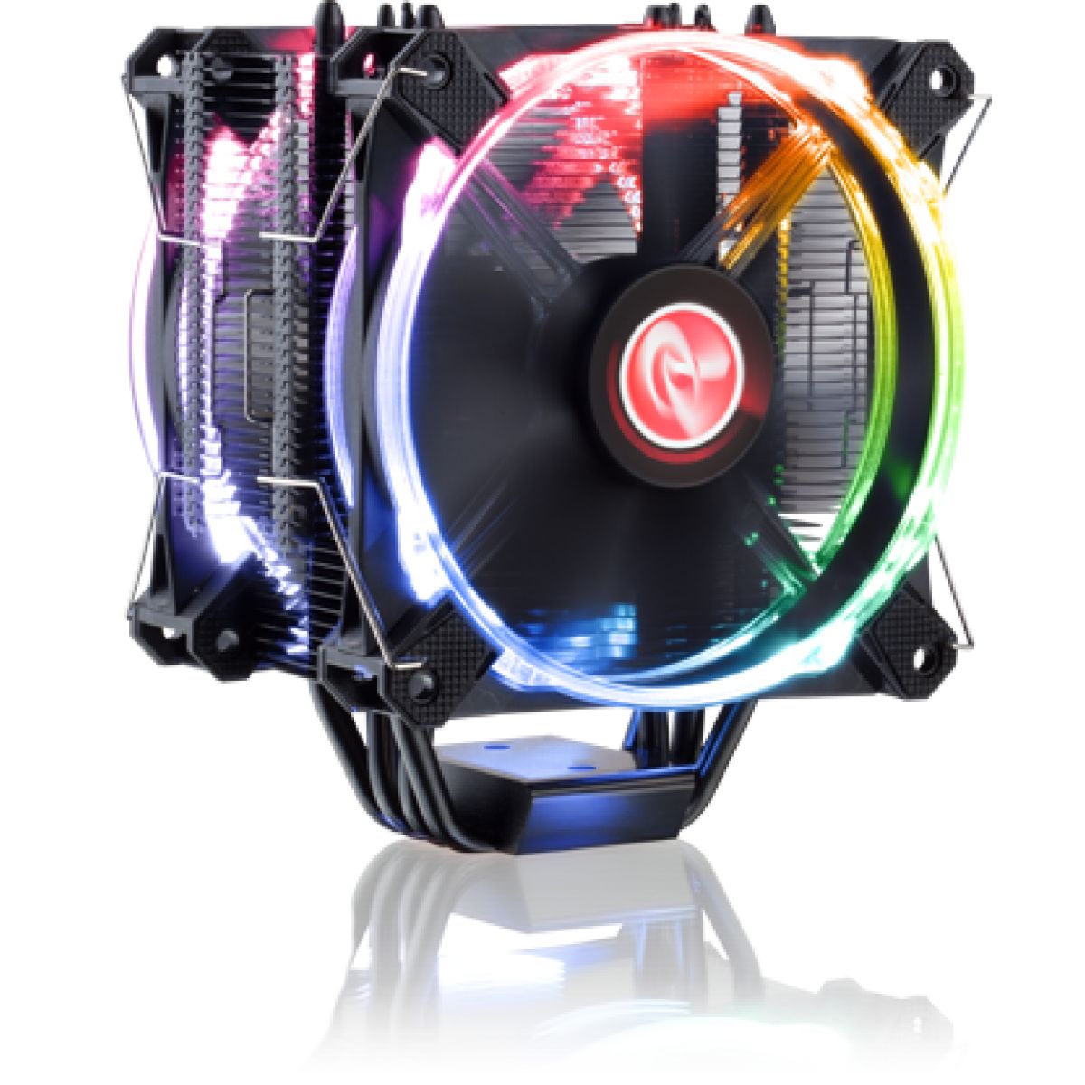 Raijintek Leto Pro CPU Cooler, black, RGB-LED - 2x120mm_2