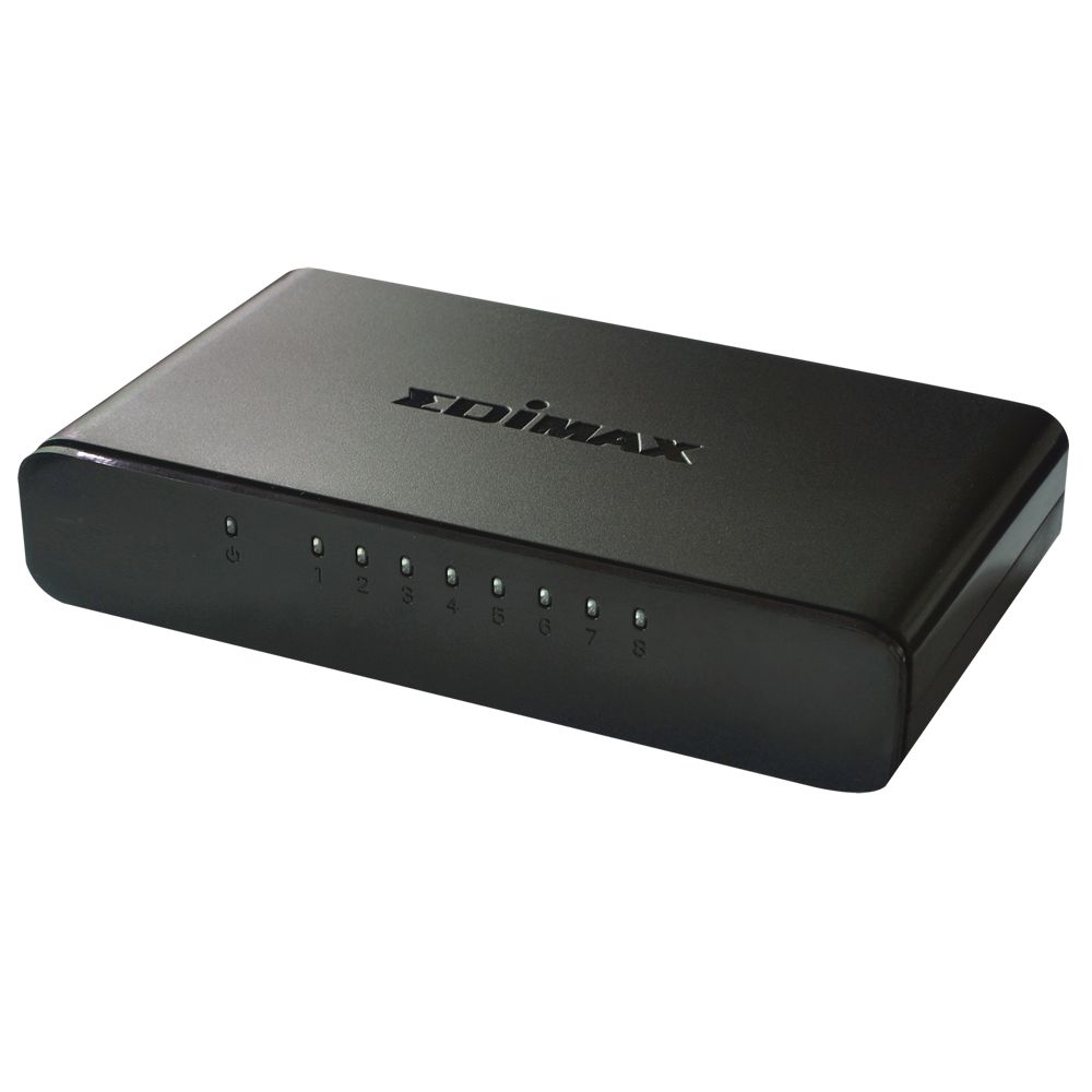 Edimax ES-3308P V2 network switch Managed Fast Ethernet (10/100) Black_1